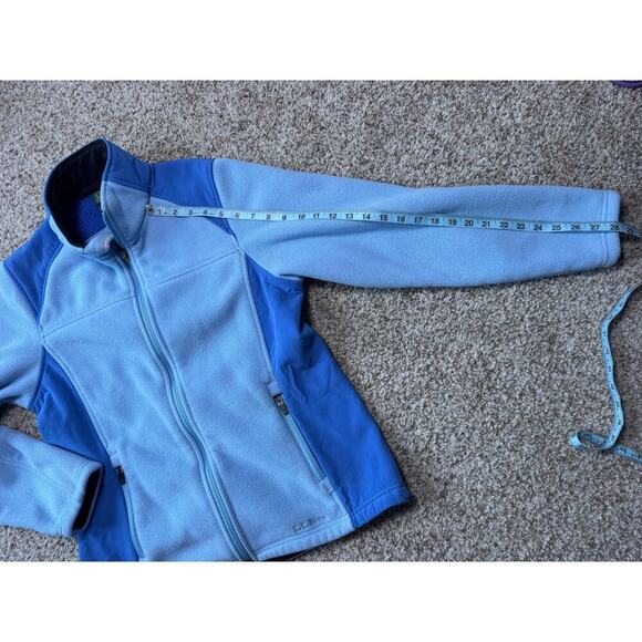 Vintage L.L. Bean Polartec women's Fleece/jacket/Sweater, Small; Blue; full zip - Picture 4 of 12